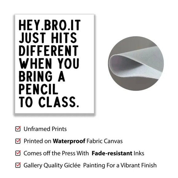 Canvas classroom decor bundle 4pc​ - Picture 2 of 3